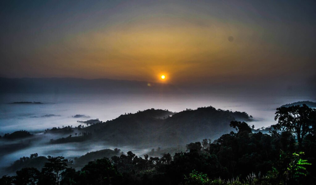 Sunrise in Sajek Valley