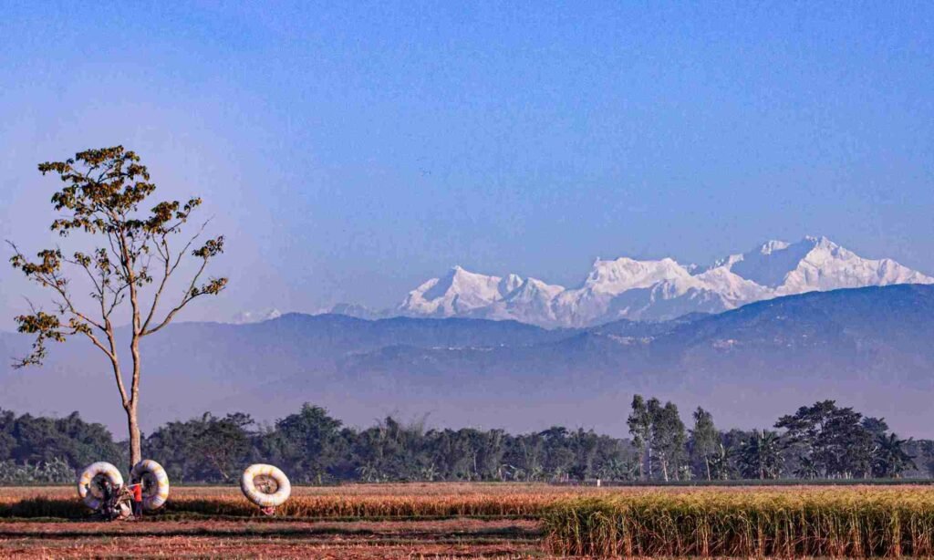 kanchenjunga from panchagarh-Bangladesh